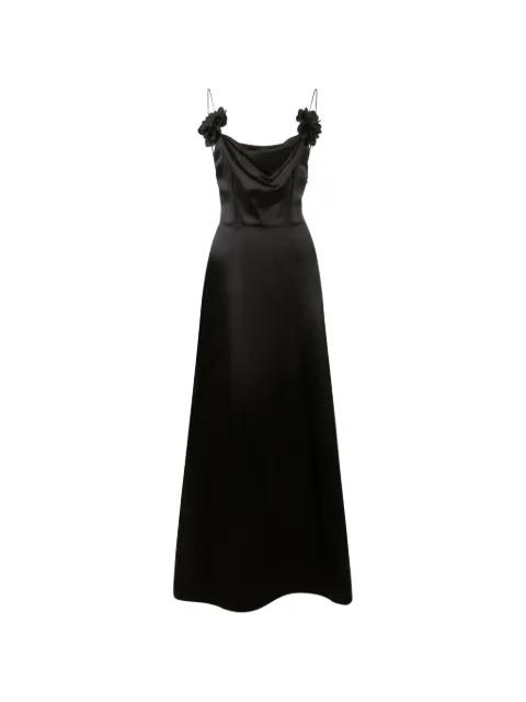 floral-detail maxi dress by PHILIPP PLEIN