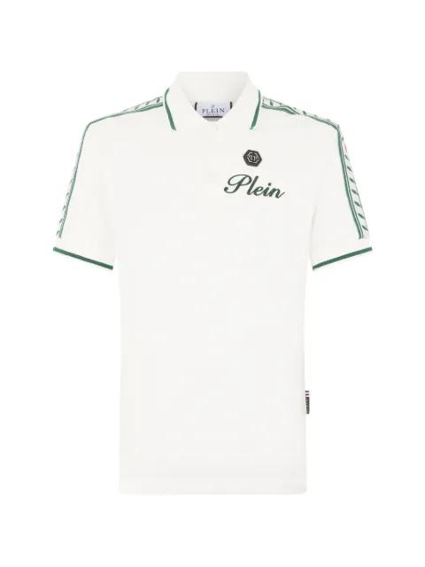 floral-jacquarded polo shirt by PHILIPP PLEIN