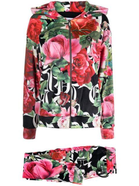 floral-print tracksuit set by PHILIPP PLEIN