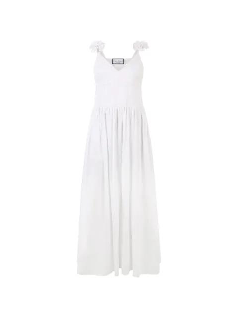 floral-strap maxi dress by PHILIPP PLEIN