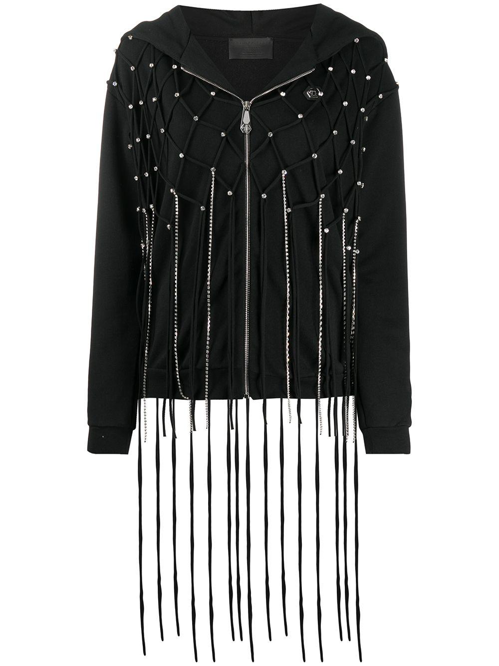 fringe detail jacket by PHILIPP PLEIN