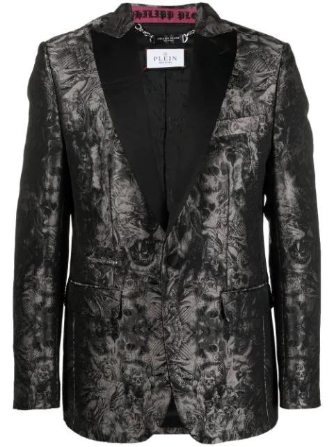 gothic patterned blazer by PHILIPP PLEIN