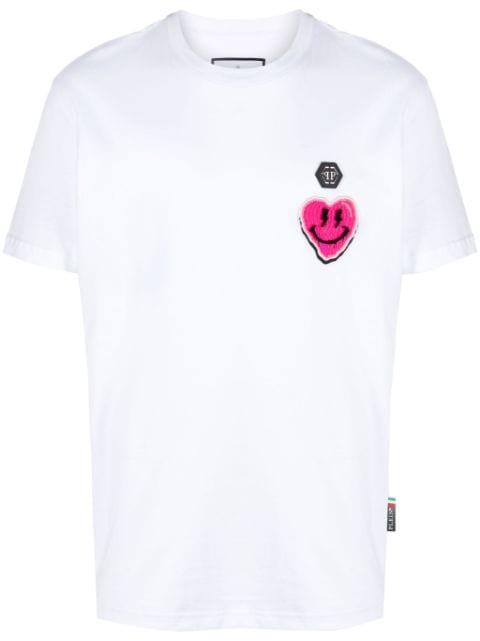 graphic-print cotton T-shirt by PHILIPP PLEIN
