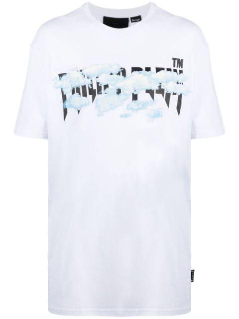 graphic-print cotton T-shirt by PHILIPP PLEIN