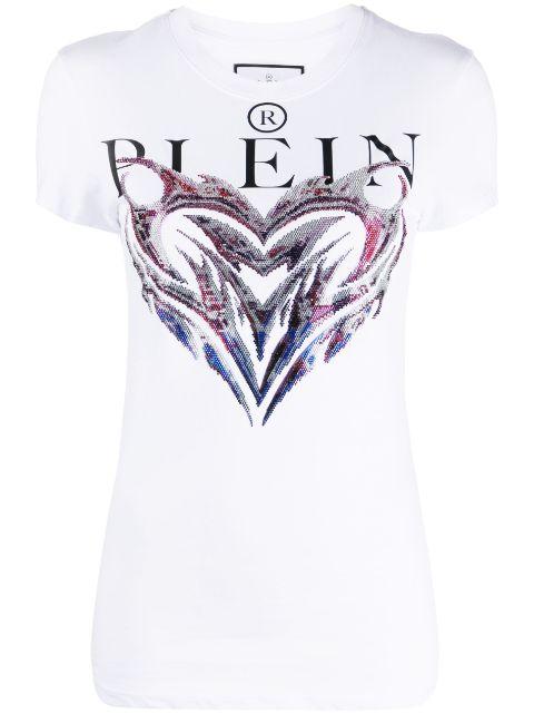graphic-print cotton T-shirt by PHILIPP PLEIN