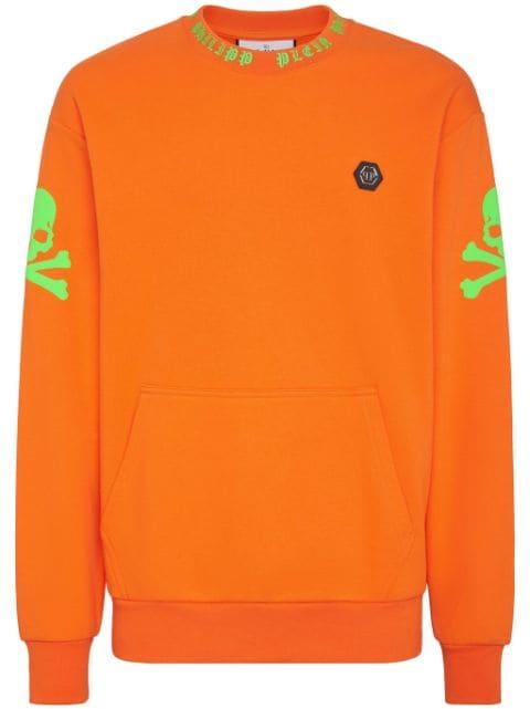 graphic-print cotton sweatshirt by PHILIPP PLEIN