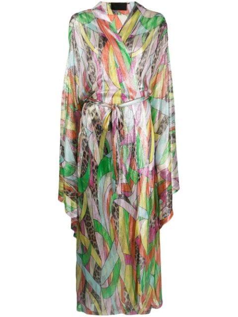 graphic-print knitted dress by PHILIPP PLEIN