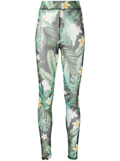 graphic-print leggings by PHILIPP PLEIN