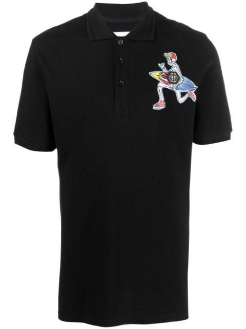 graphic-print polo shirt by PHILIPP PLEIN