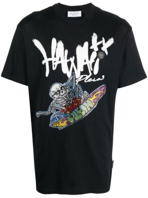 graphic-print short-sleeved T-shirt by PHILIPP PLEIN