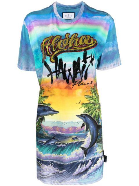 graphic-print short-sleeved T-shirt by PHILIPP PLEIN
