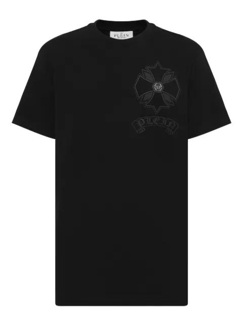 graphic-printed crew~-neck T-shirt by PHILIPP PLEIN