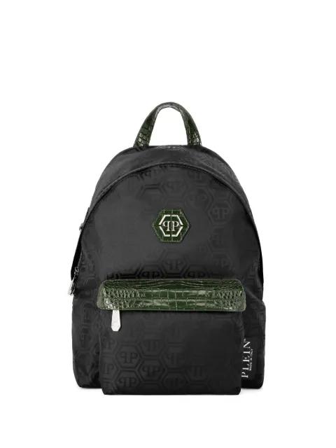 hexagon-monogram backpack by PHILIPP PLEIN