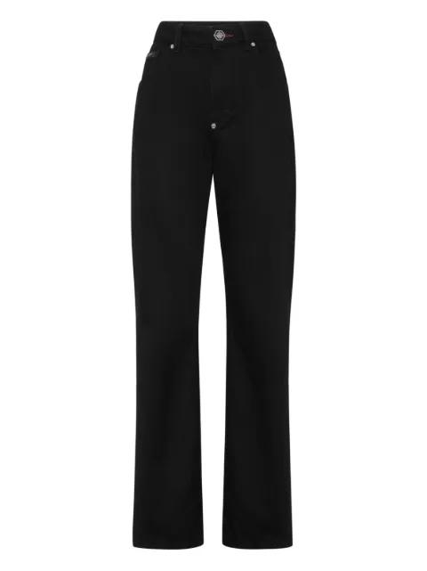 hexagon-plaque jeans by PHILIPP PLEIN