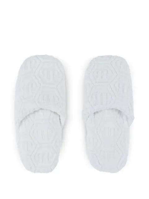 hexagon puffy slippers by PHILIPP PLEIN