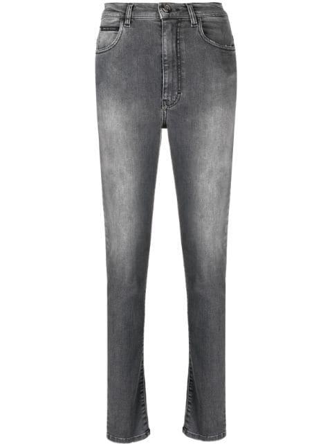 high-rise skinny jeans by PHILIPP PLEIN
