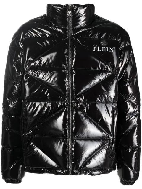 high-shine padded jacket by PHILIPP PLEIN