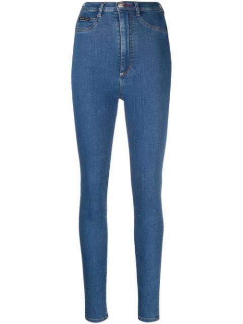 high-waist jegging jeans by PHILIPP PLEIN