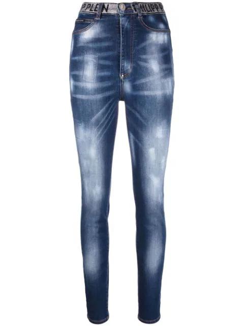 high-waist jeggings by PHILIPP PLEIN