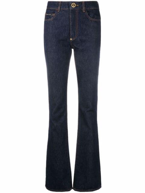 high-waisted flared jeans by PHILIPP PLEIN