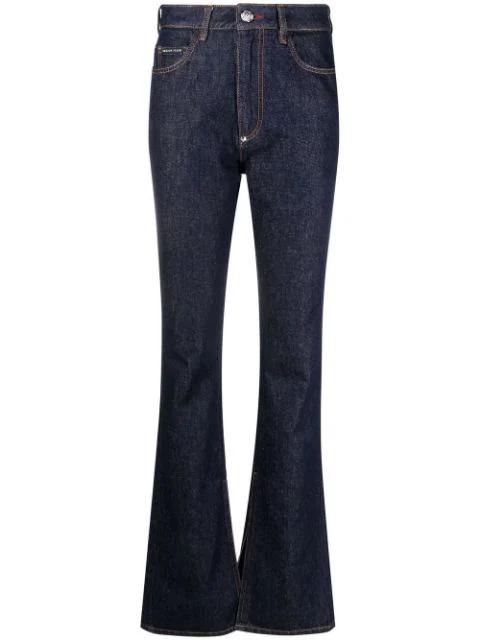 high-waisted flared jeans by PHILIPP PLEIN