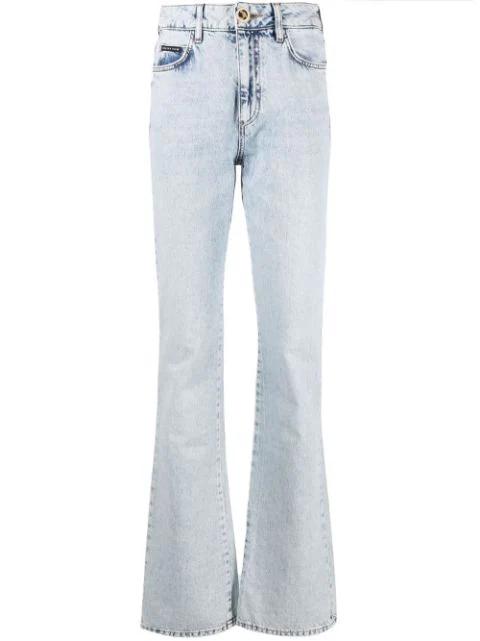 high-waisted flared jeans by PHILIPP PLEIN