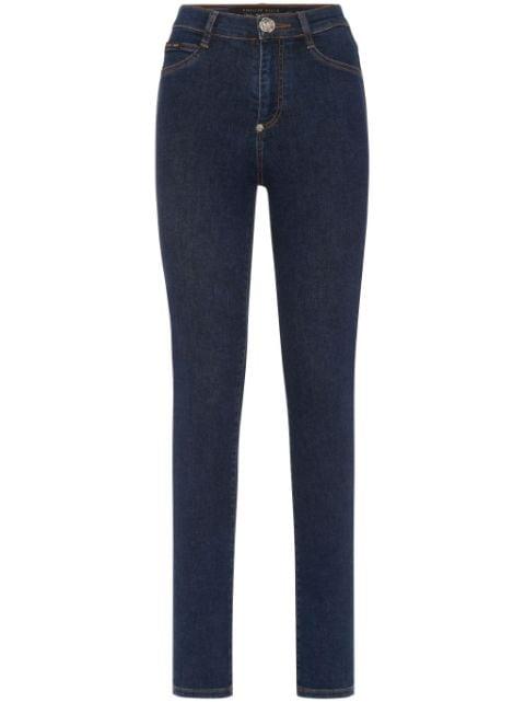 high waisted jegging trousers by PHILIPP PLEIN