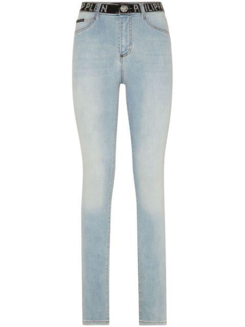 high-waisted jeggings by PHILIPP PLEIN