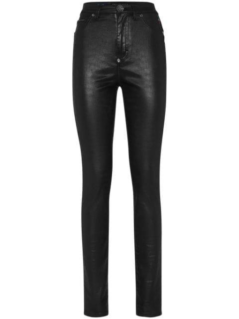 high-waisted jeggings by PHILIPP PLEIN