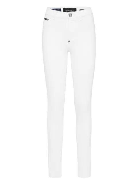 high-waisted skinny jeans by PHILIPP PLEIN