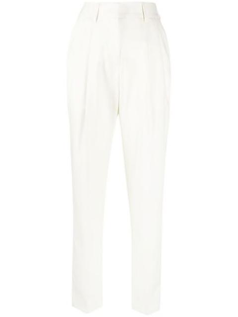 high-waisted tapered trousers by PHILIPP PLEIN