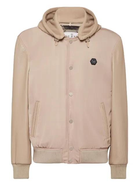 hoodied bomber jacket by PHILIPP PLEIN