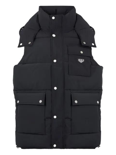 hoodied-puffer gilet by PHILIPP PLEIN