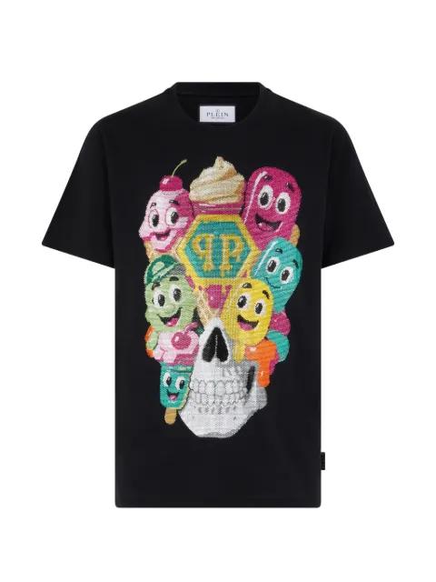 ice-cream skull T-shirt by PHILIPP PLEIN