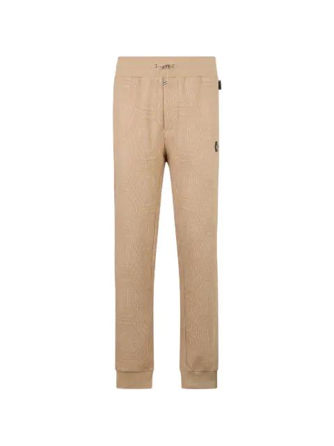 jacquard monogram track pants by PHILIPP PLEIN