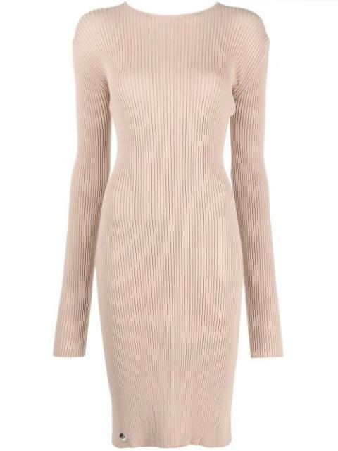 lace-up detailed midi dress by PHILIPP PLEIN