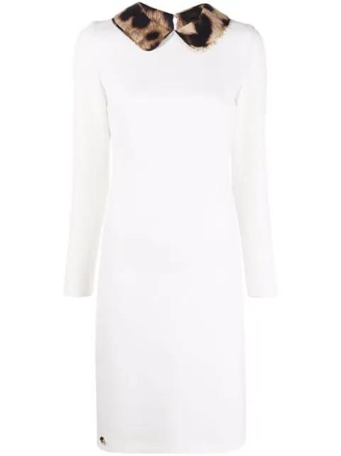 leopard-collar dress by PHILIPP PLEIN
