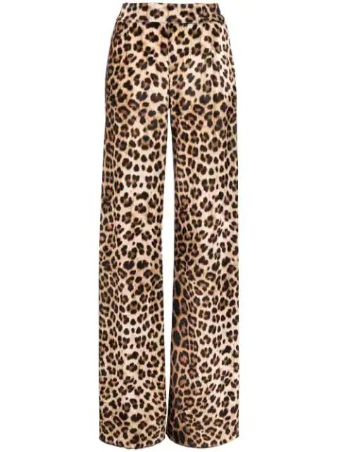 leopard-print flared trousers by PHILIPP PLEIN