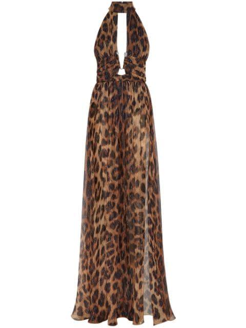 leopard-print long dress by PHILIPP PLEIN