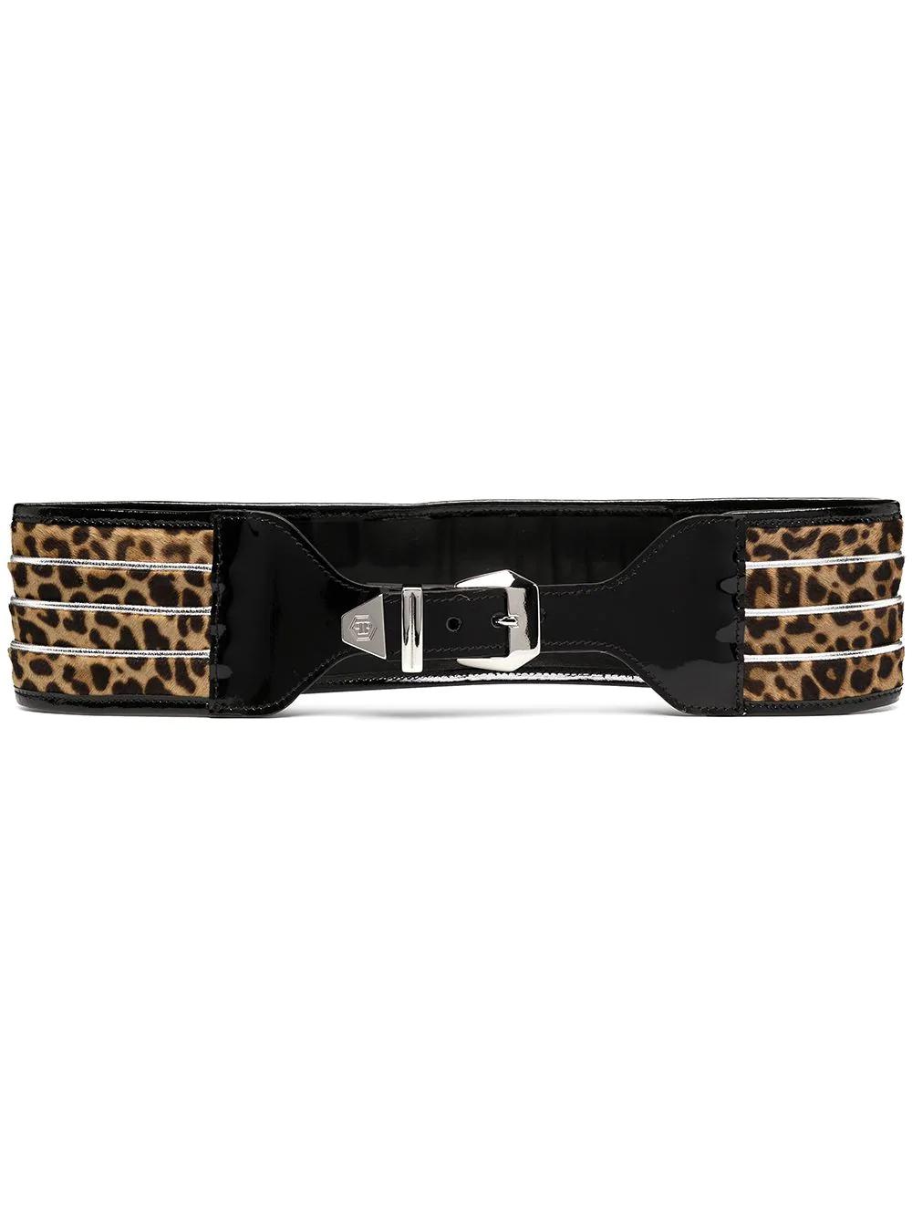 leopard-print waist belt by PHILIPP PLEIN