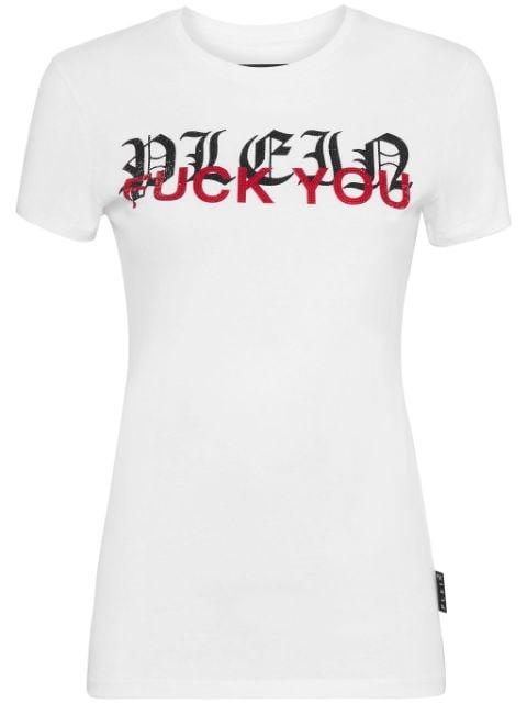 lettering cotton T-shirt by PHILIPP PLEIN