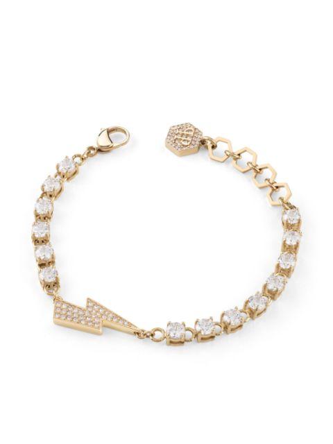 lightning-bolt-pendant bracelet by PHILIPP PLEIN