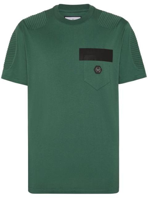 logo-appliqué cotton T-shirt by PHILIPP PLEIN