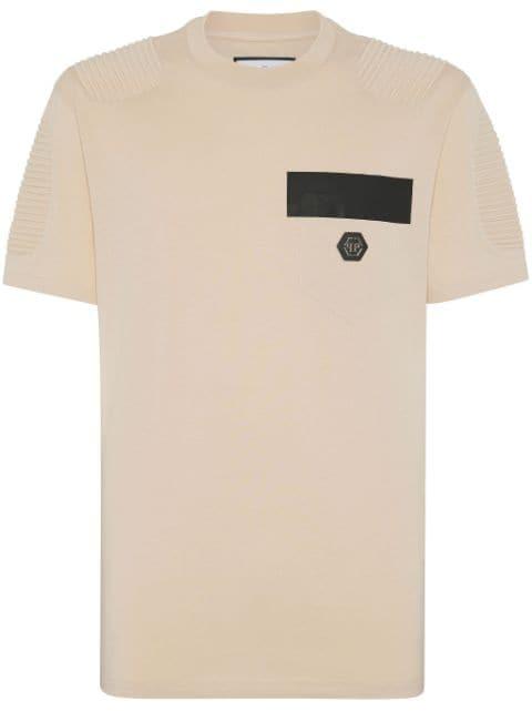 logo-appliqué cotton T-shirt by PHILIPP PLEIN