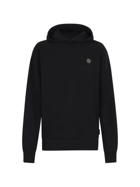 logo-appliqué hoodie by PHILIPP PLEIN