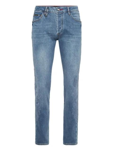 logo-appliqué jeans by PHILIPP PLEIN
