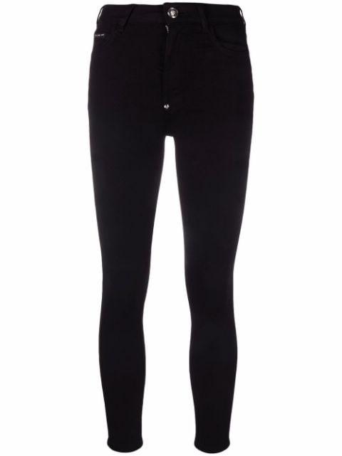 logo-appliqué skinny jeans by PHILIPP PLEIN