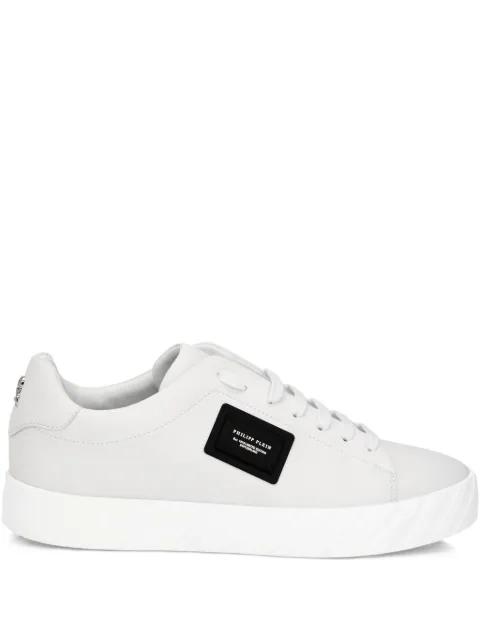 logo-detail leather sneakers by PHILIPP PLEIN