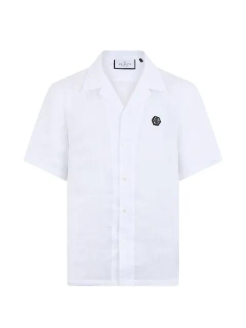 logo-detail short-sleeve shirt by PHILIPP PLEIN