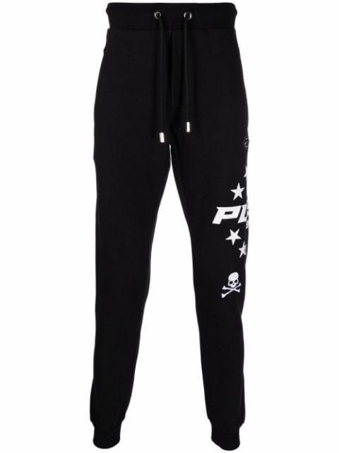 logo drawstring track pants by PHILIPP PLEIN